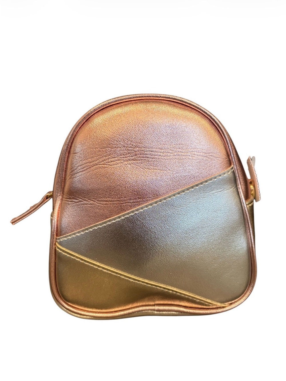 NWT Bath & Body Works Rose Gold Silver Crossbody Bag